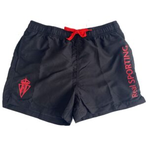 Sporting De Gijon Swimming Shorts Negro 2XL