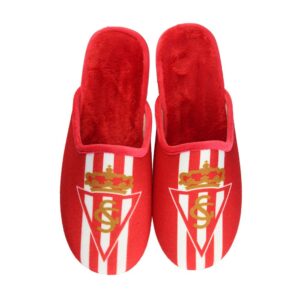 Sporting De Gijon Slippers Rojo EU 37